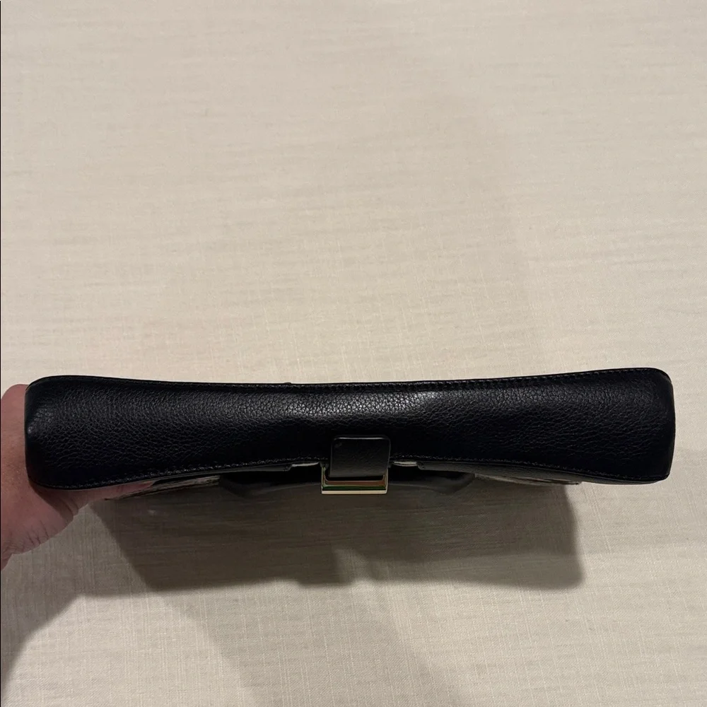Jason Wu Black and White Patterned Clutch - Picture 4 of 10